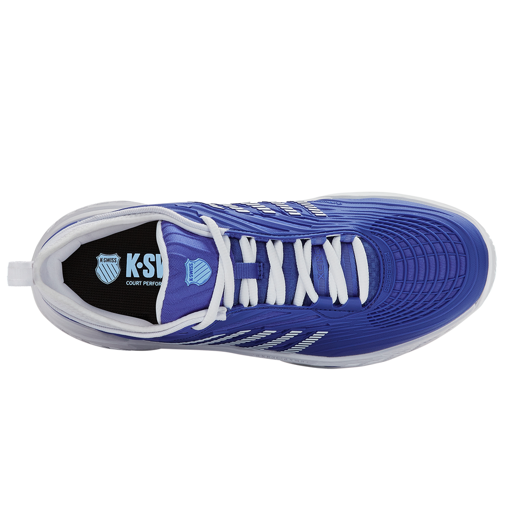 K-Swiss Men's Hypercourt Supreme 2 Tennis Shoes Dazzling Blue