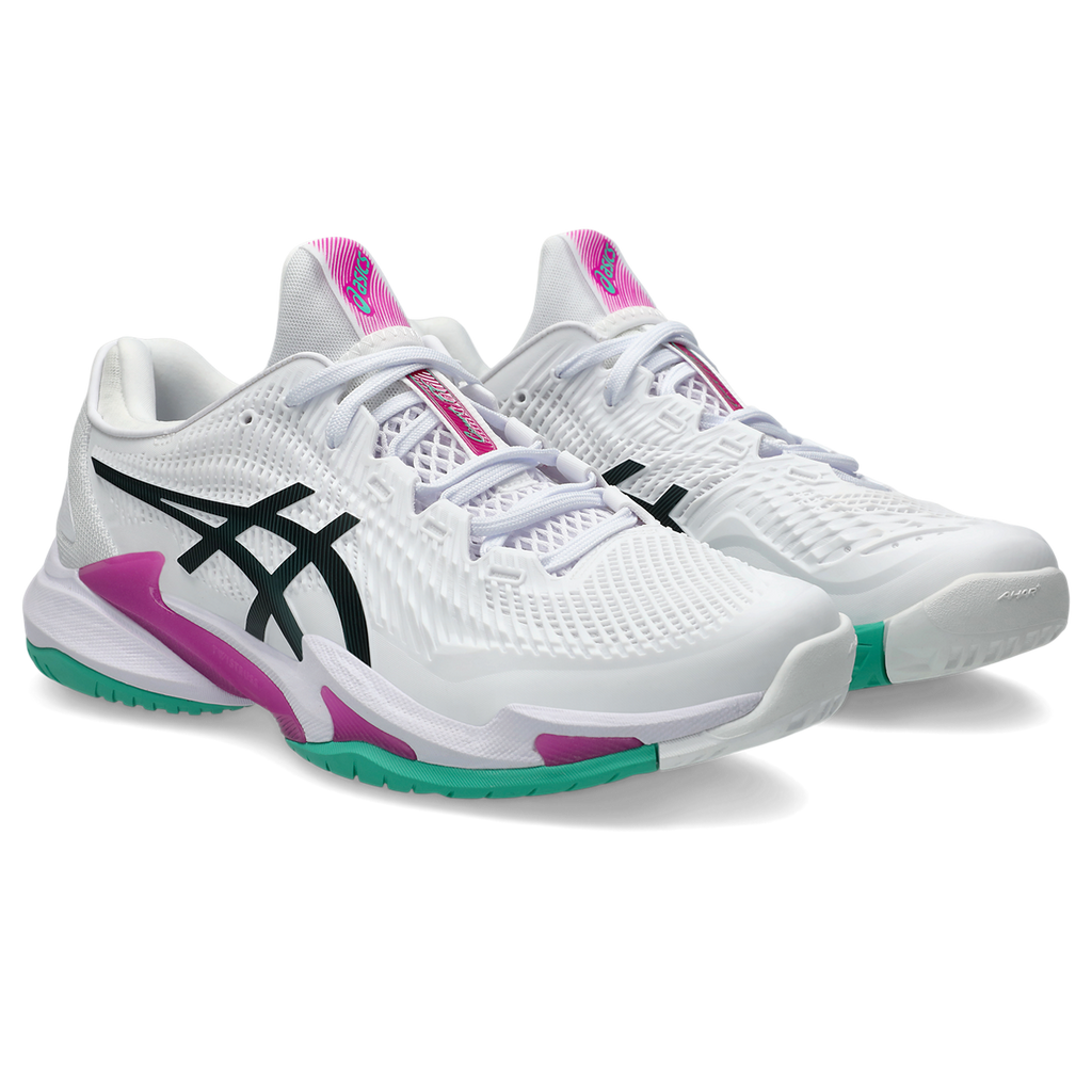 Asics Men's Court FF 3 Tennis Shoes White Digital Sakura