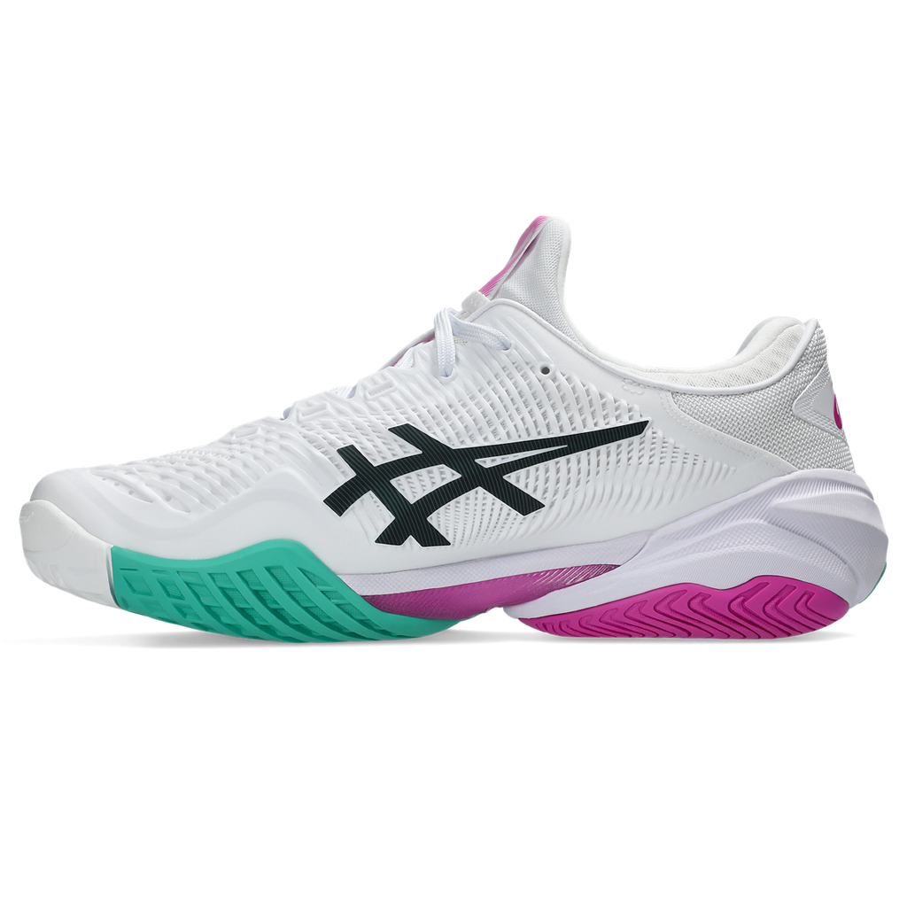 Asics Men's Court FF 3 Tennis Shoes White Digital Sakura