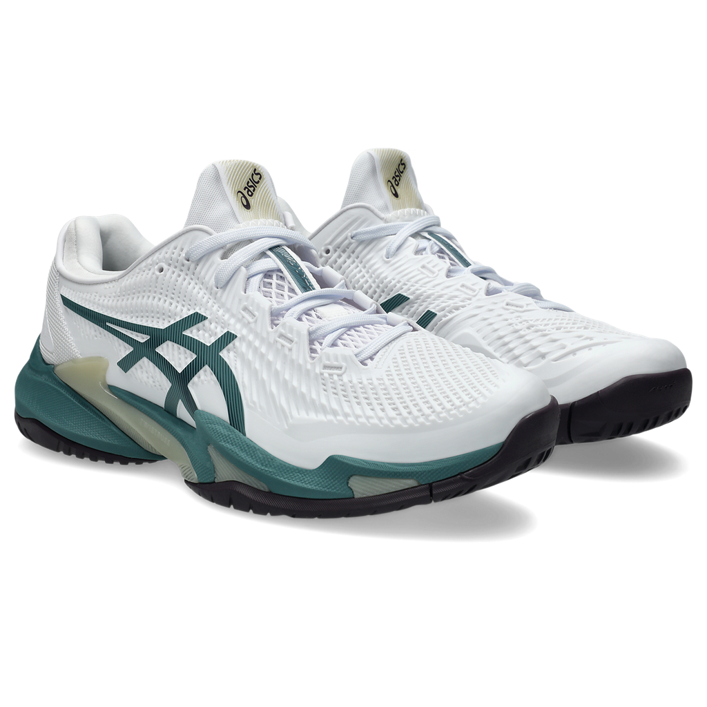Asics Men's Court FF 3 Tennis Shoes White Foggy Teal