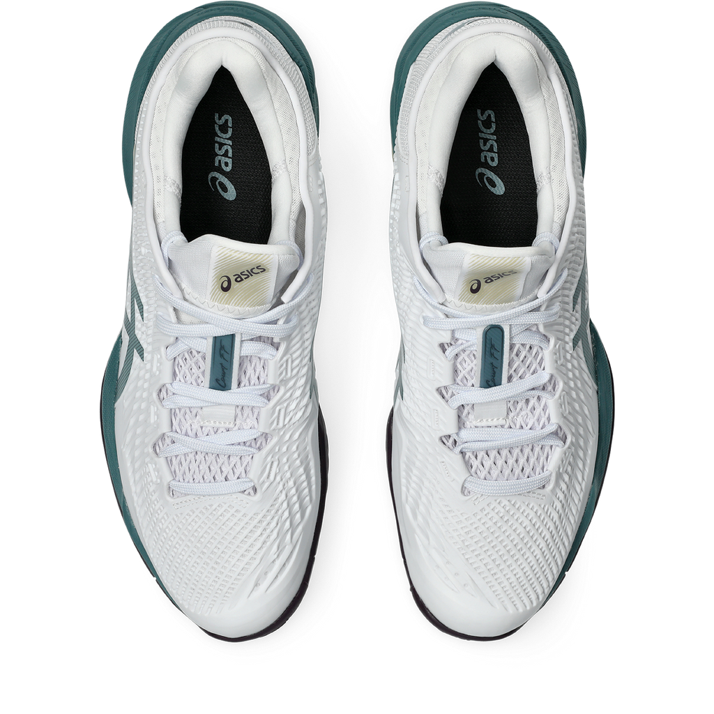 Asics Men's Court FF 3 Tennis Shoes White Foggy Teal