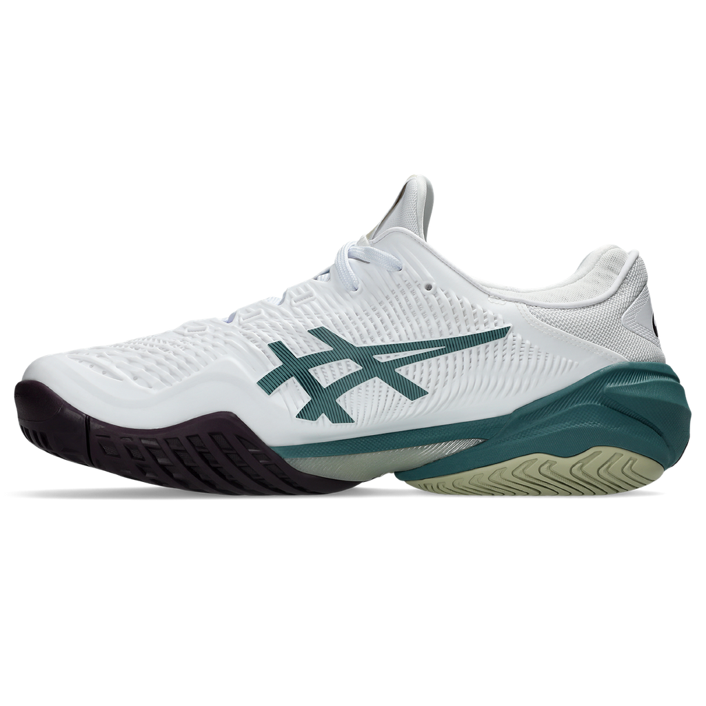 Asics Men's Court FF 3 Tennis Shoes White Foggy Teal