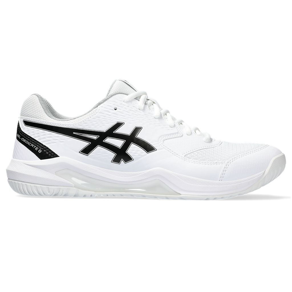 Asics Men's Gel Dedicate 8 Tennis Shoes AW25 White Black