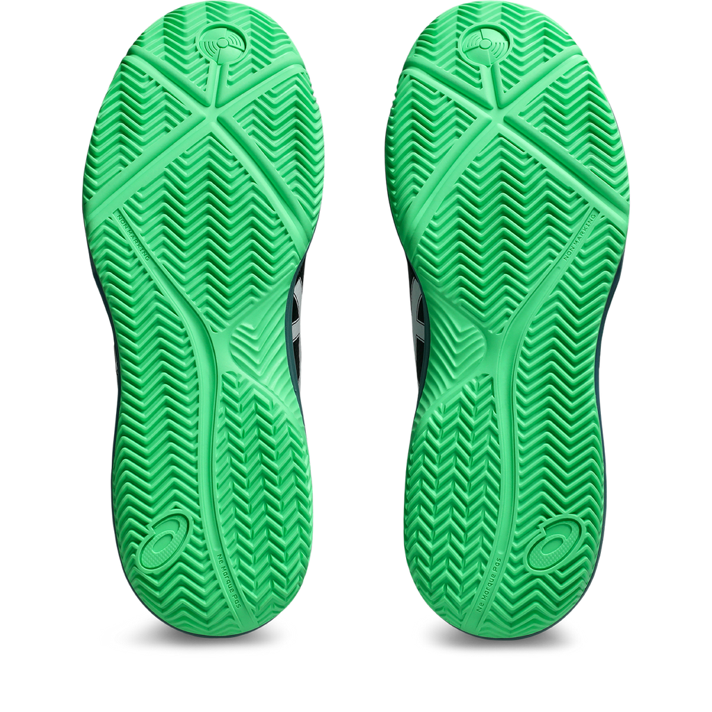 Asics Men's Gel Dedicate 8 Padel Shoes Black Vital Green