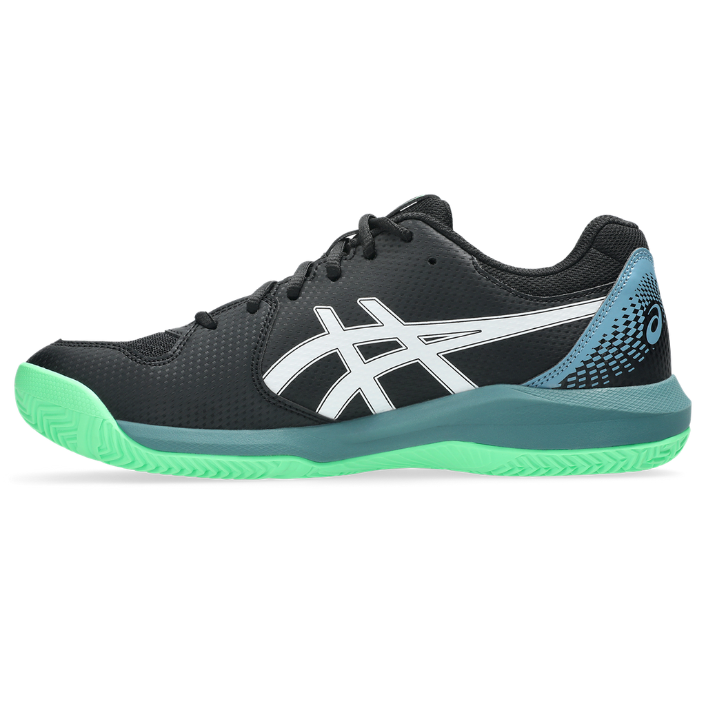 Asics Men's Gel Dedicate 8 Padel Shoes Black Vital Green