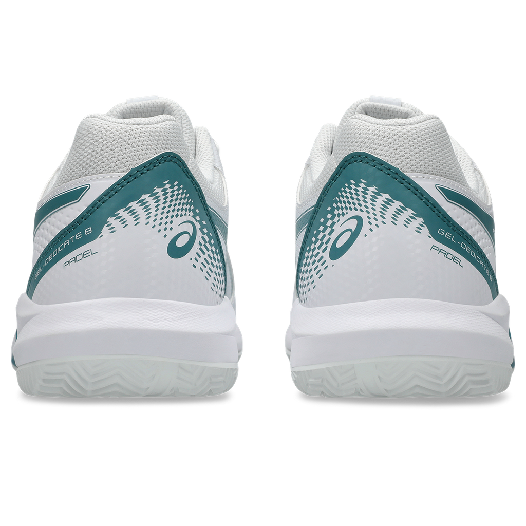 Asics Men's Gel Dedicate 8 Padel Shoes White Misty Pine