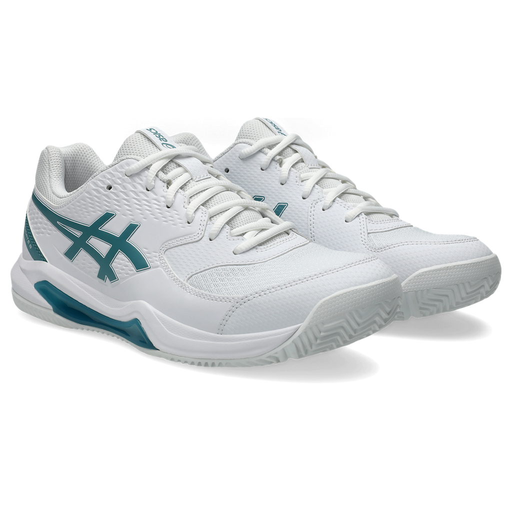 Asics Men's Gel Dedicate 8 Padel Shoes White Misty Pine
