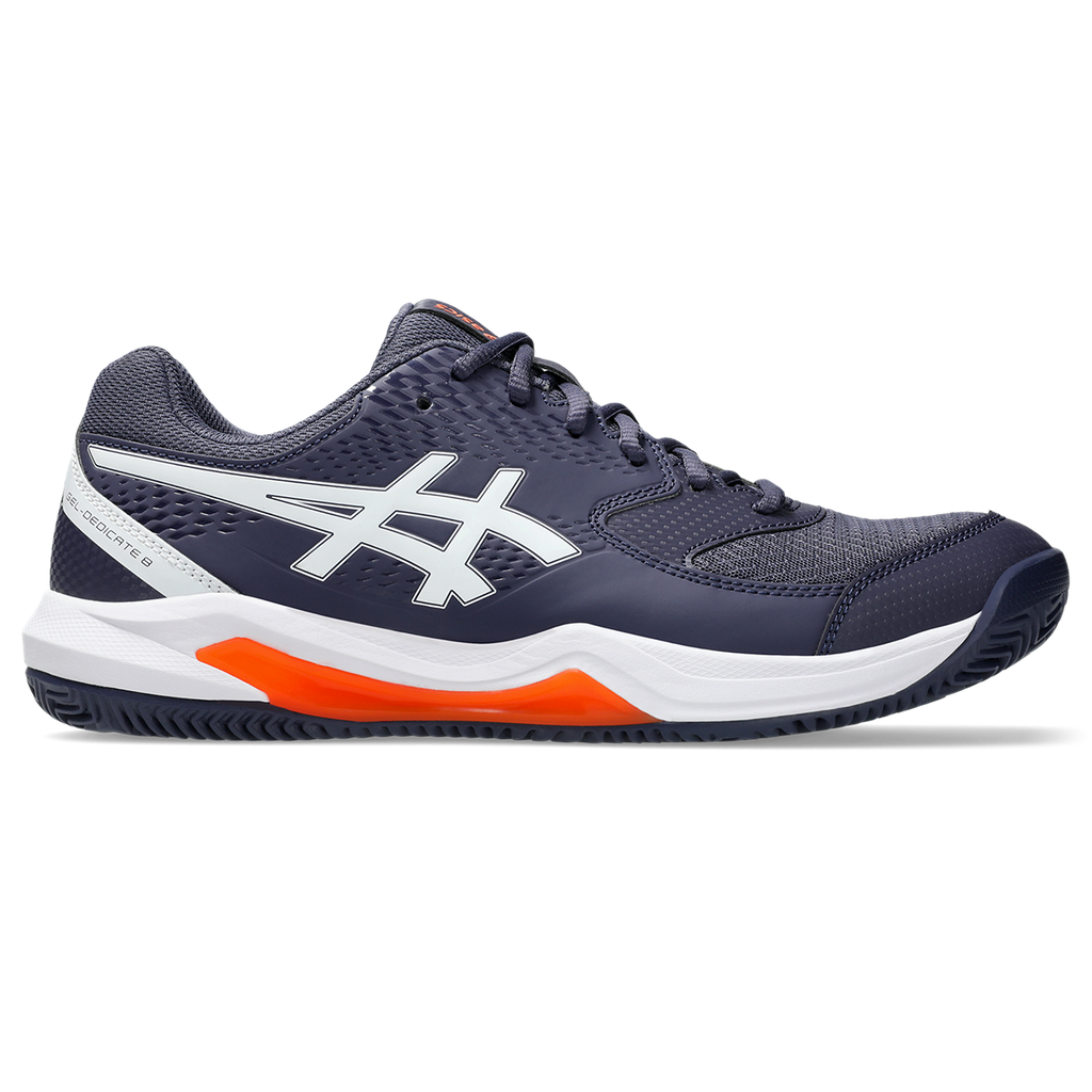 Asics Men's Gel Dedicate 8 Clay Tennis Shoes Indigo Fog White SS25