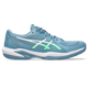 Asics Men's Solution Swift FF 2 Padel Shoes Saba Blue Vital Green
