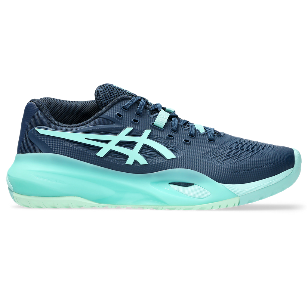 Asics Men's Gel Resolution X Tennis Shoes Night Sky Illuminate Mint