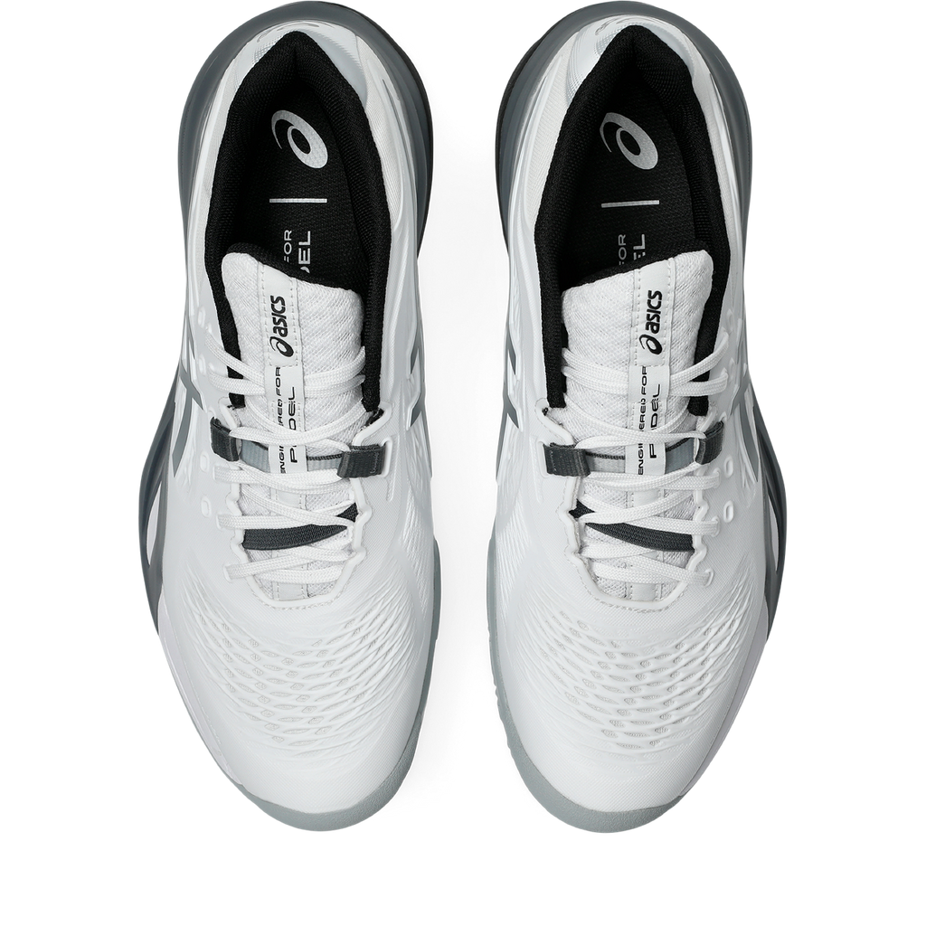 Asics Men's Gel Resolution X Padel Shoe White Steel Grey
