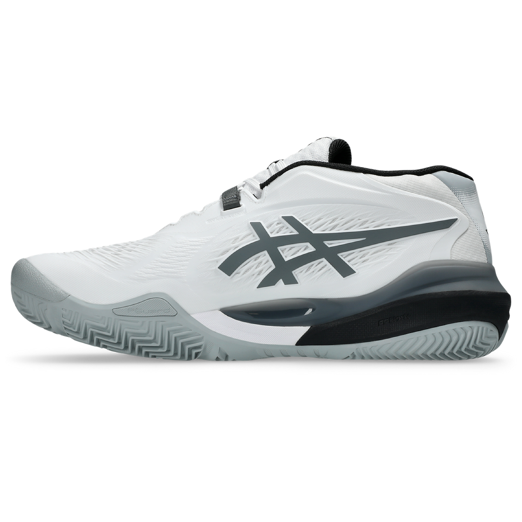 Asics Men's Gel Resolution X Padel Shoe White Steel Grey