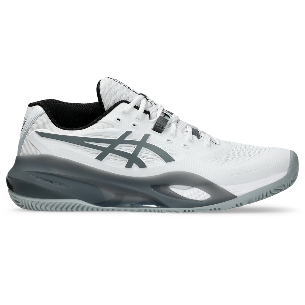 Asics Men's Gel Resolution X Padel Shoe White Steel Grey