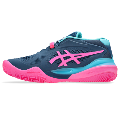 Asics Men's Gel Resolution X Padel Shoe SS25 Mako Blue Hot Pink