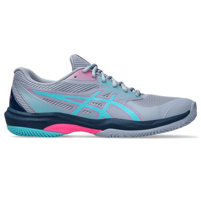 Asics Men's Game FF Padel Shoes Grey Blue Energy Aqua