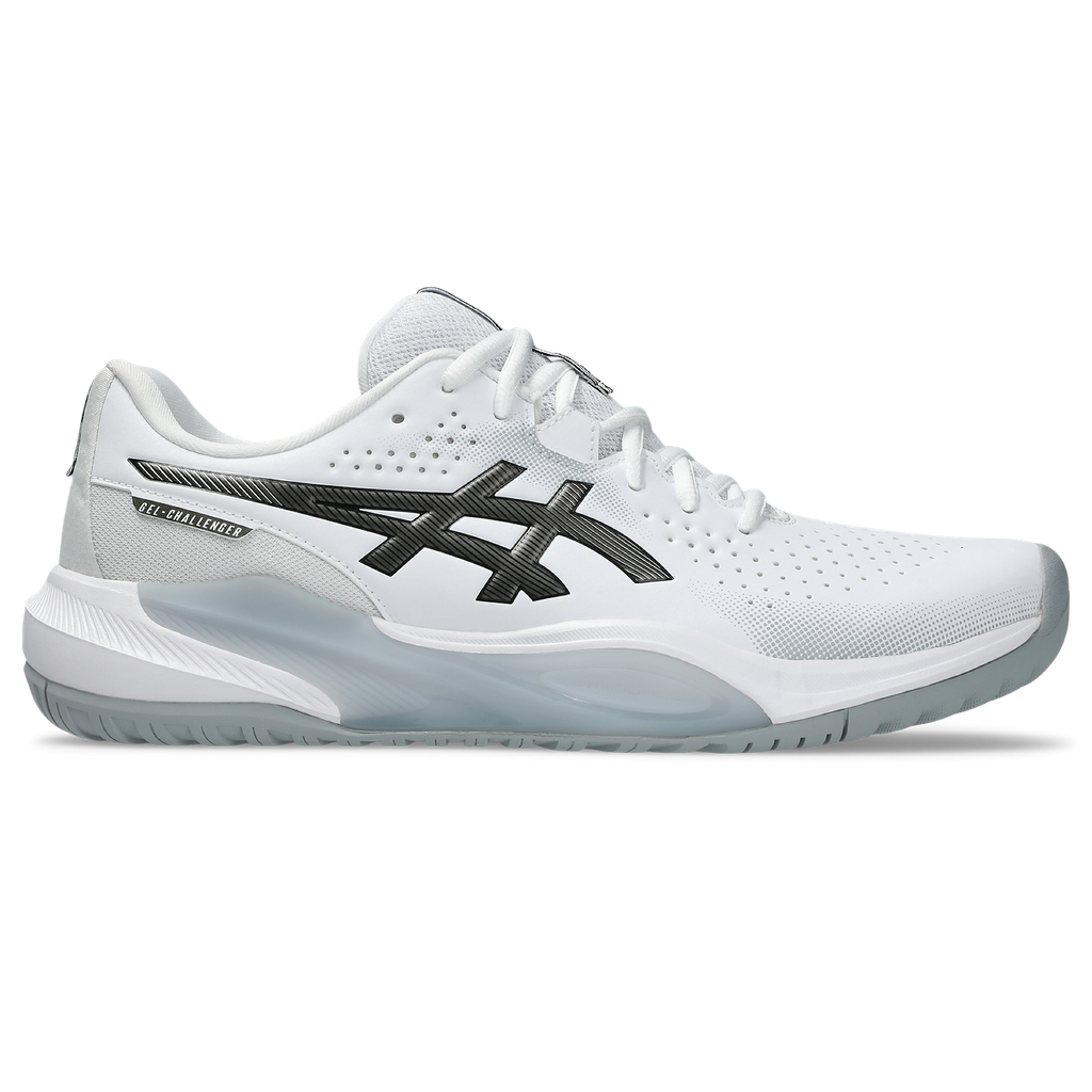 Asics Men's Gel Challenger 15 Tennis Shoes White Gunmetal