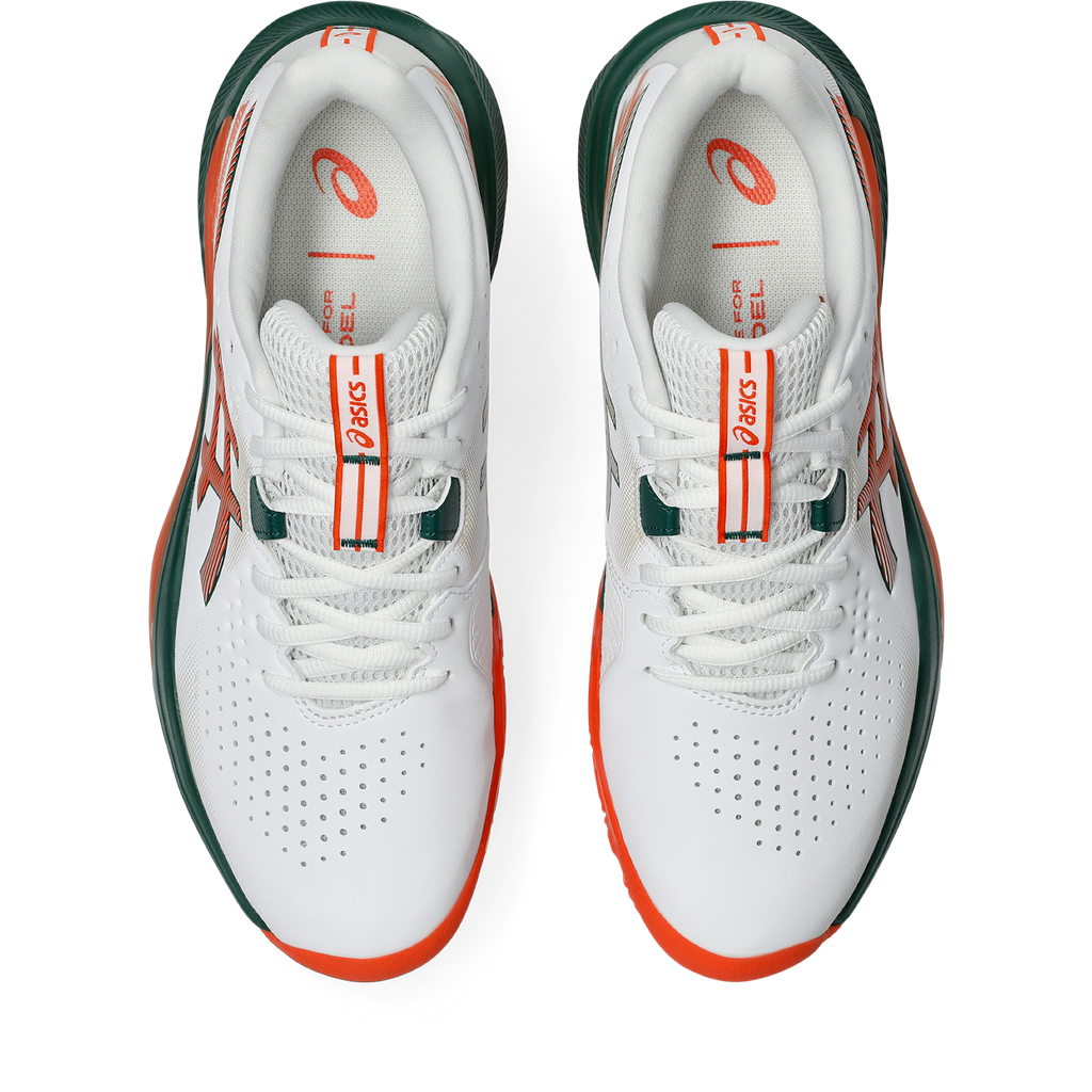 Asics Men's Gel Challenger 15 Padel Shoes White Energy Orange