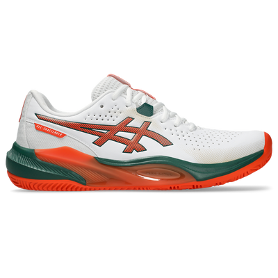 Asics Men's Gel Challenger 15 Padel Shoes White Energy Orange