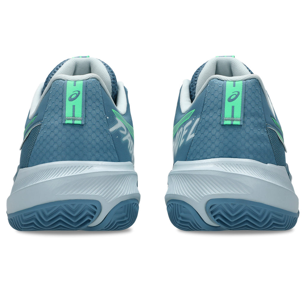 Asics Men's Gel Challenger 15 Padel Shoes Saba Blue Vital Green