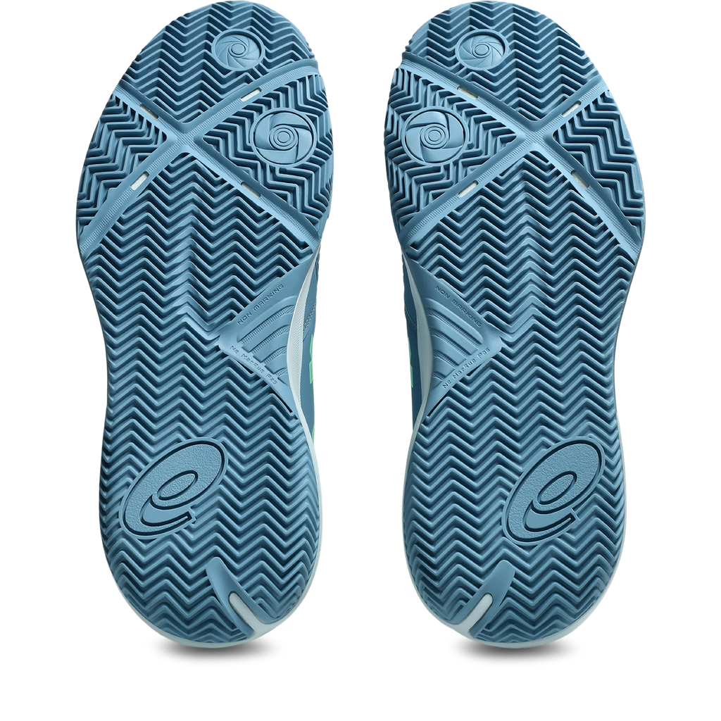 Asics Men's Gel Challenger 15 Padel Shoes Saba Blue Vital Green