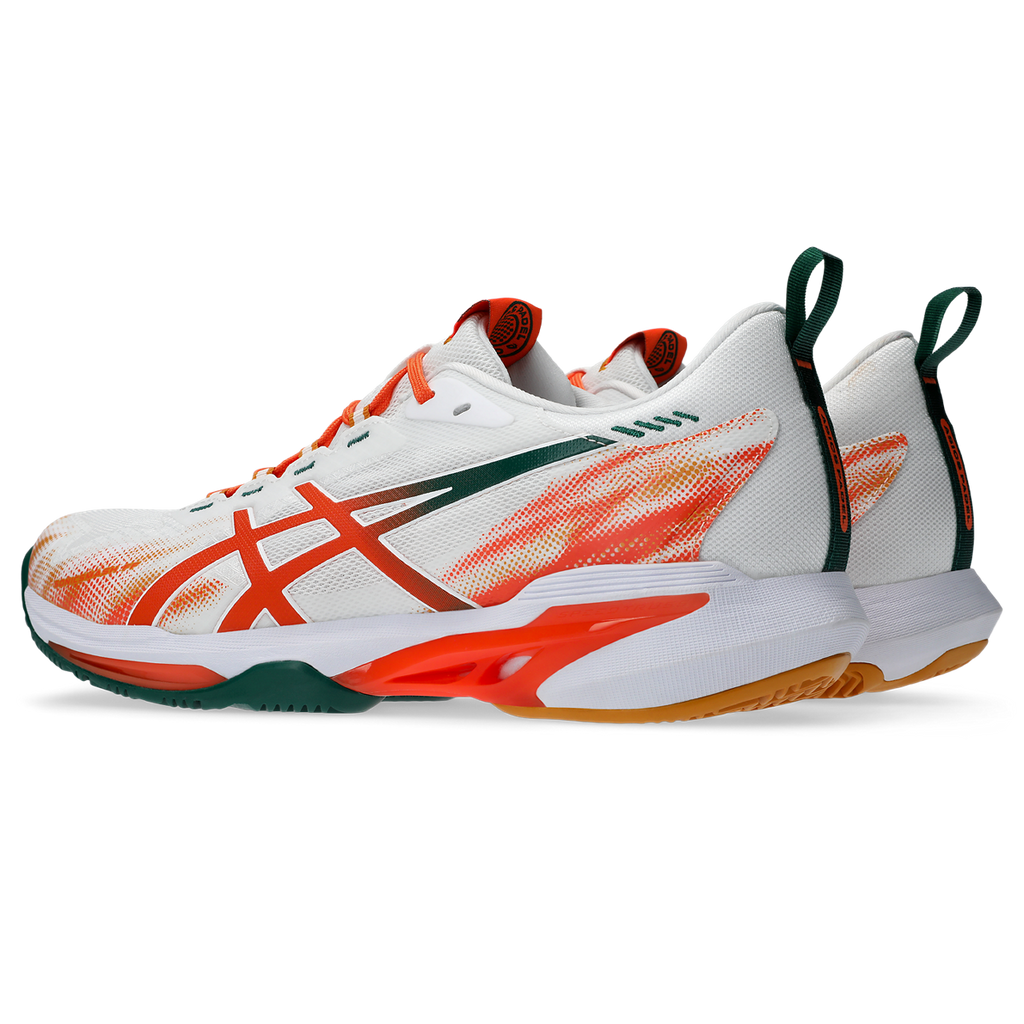 Asics Men's Sonicsmash FF Padel Shoes White Energy Orange