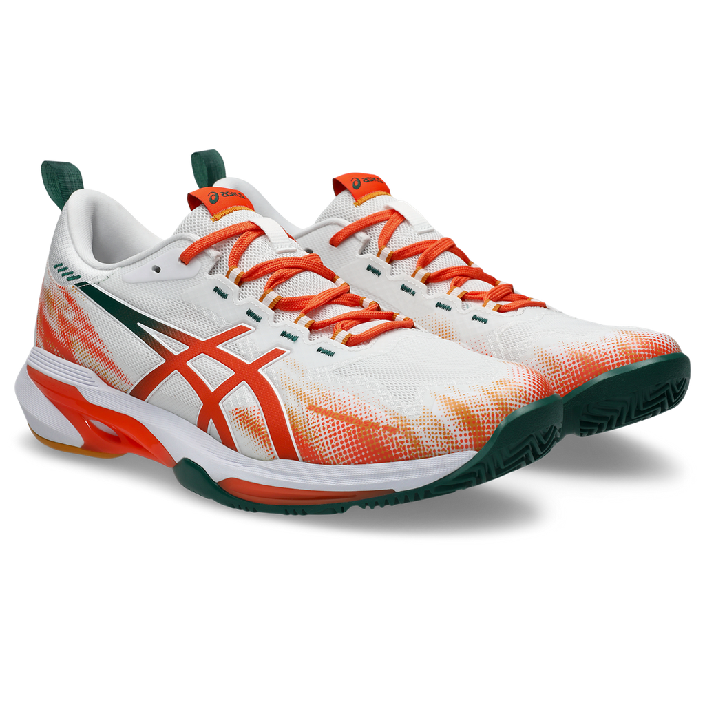 Asics Men's Sonicsmash FF Padel Shoes White Energy Orange