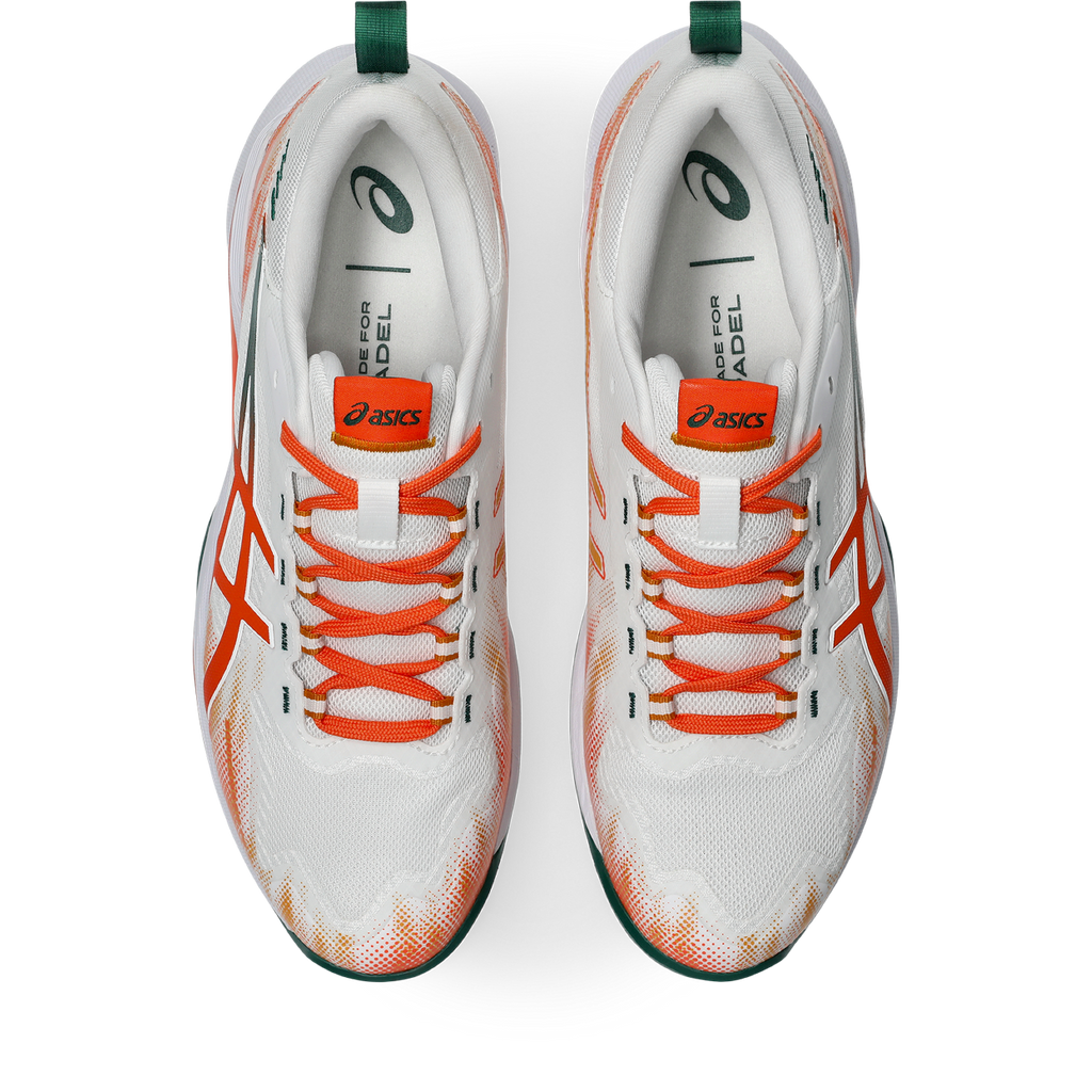 Asics Men's Sonicsmash FF Padel Shoes White Energy Orange