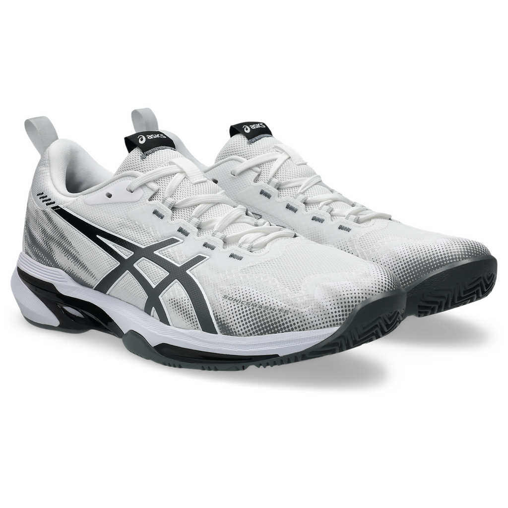 Asics Men's Sonicsmash FF Padel Shoes White Steel Grey