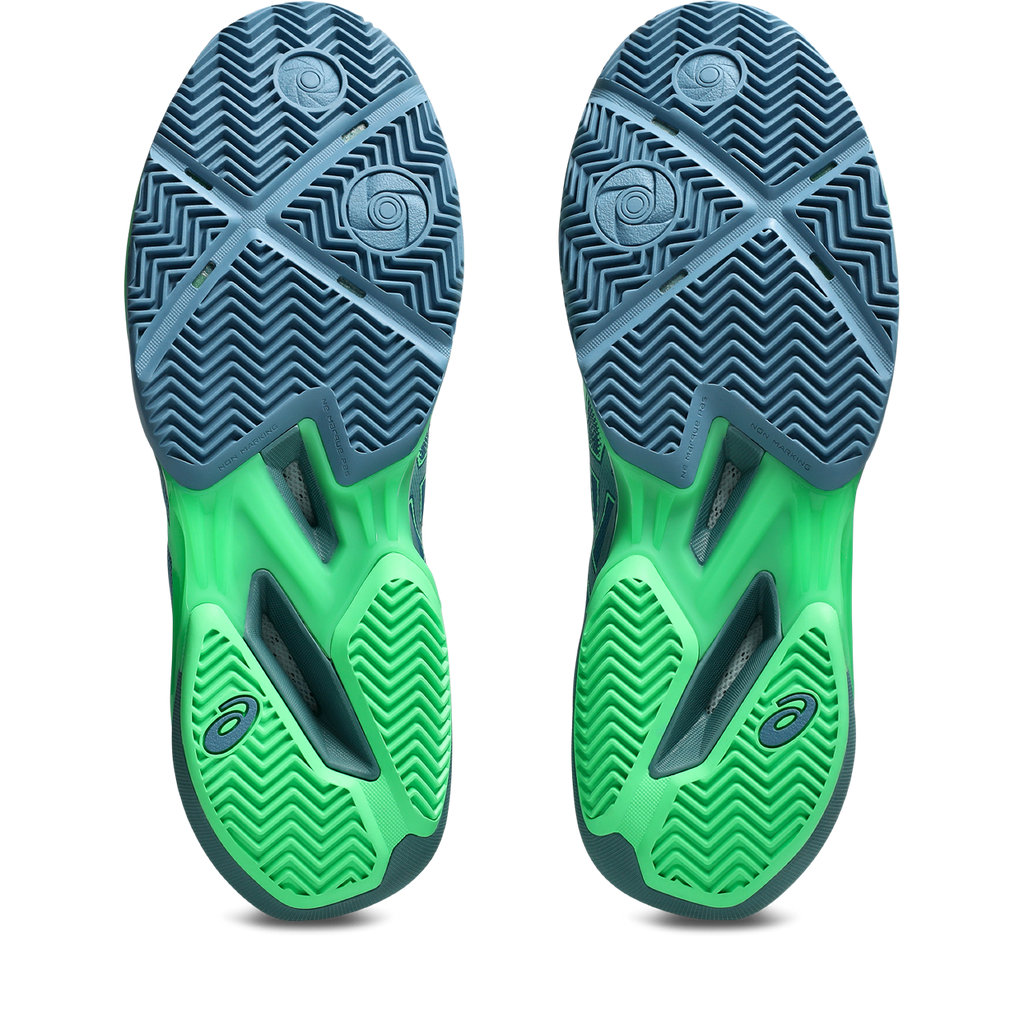Asics Men's Sonicsmash FF Padel Shoes Saba Blue Vital Green