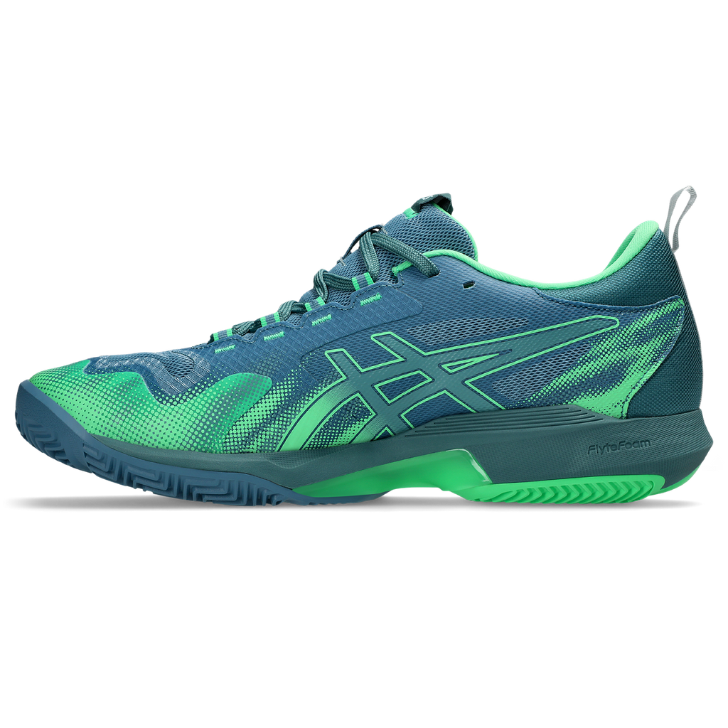 Asics Men's Sonicsmash FF Padel Shoes Saba Blue Vital Green