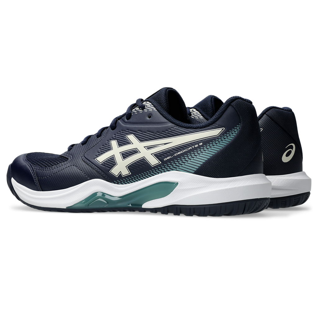 Asics Men's Gel Dedicate 9 Tennis Shoes Midnight Oatmeal