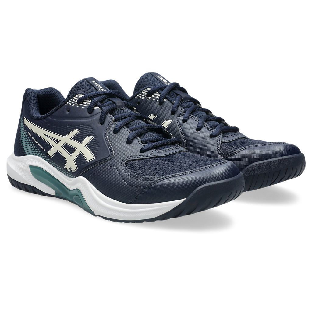 Asics Men's Gel Dedicate 9 Tennis Shoes Midnight Oatmeal
