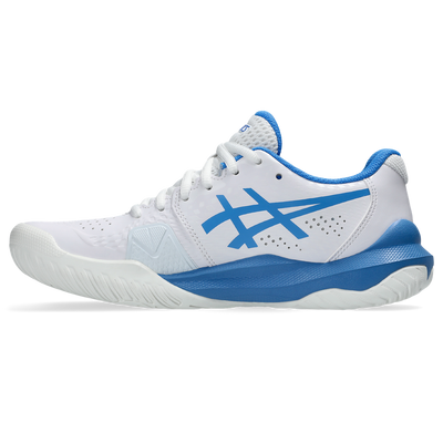 Asics Women's Gel Challenger 14 Tennis Shoes SS25 White Blue Coast