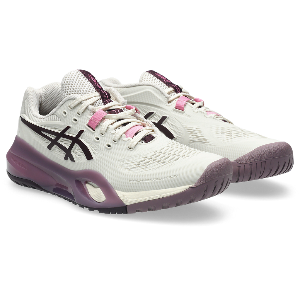 Asics Women's Gel Resolution X Tennis Shoes Soft Oat