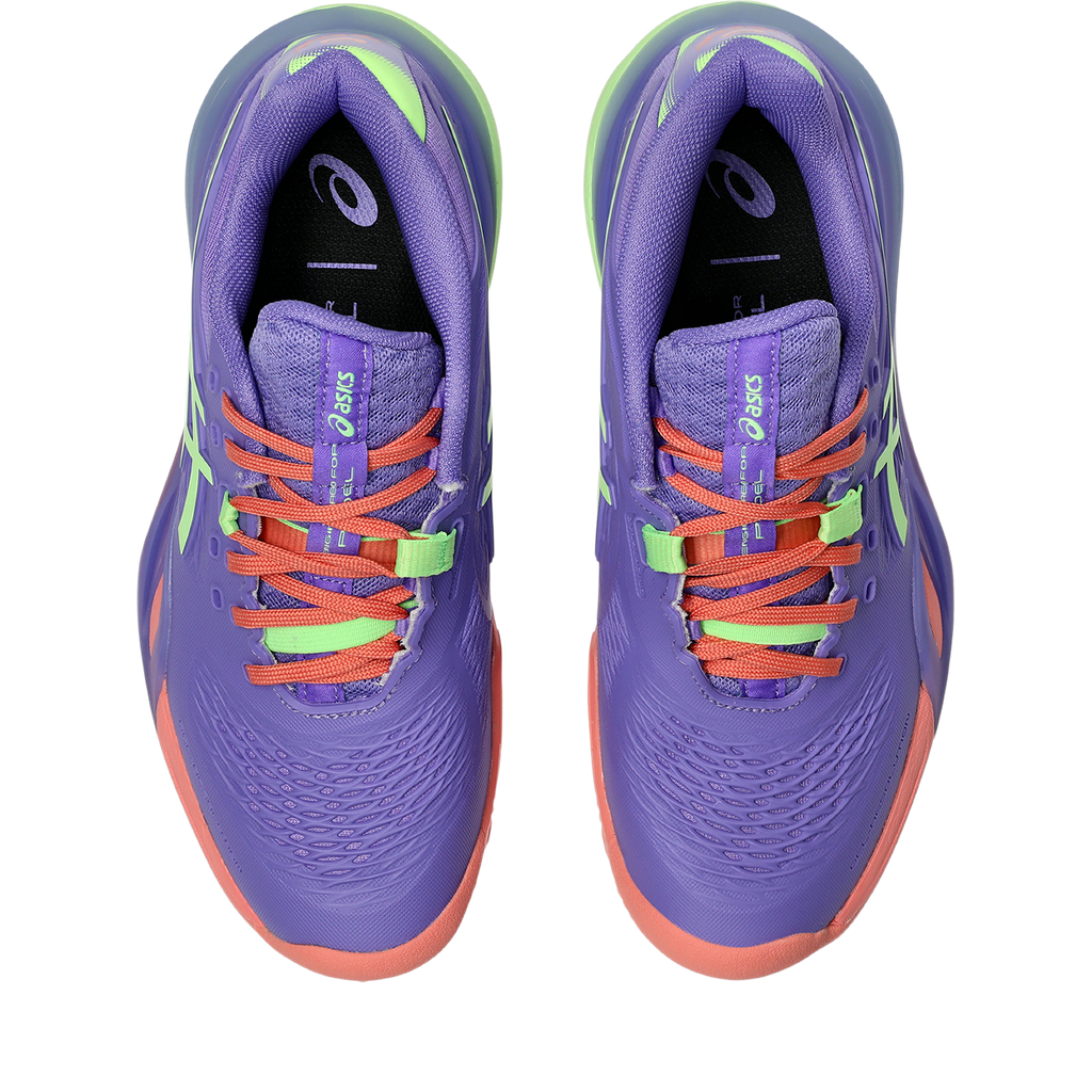 Asics Women's Gel Resolution X Padel Shoe Amethyst/Illuminate Green
