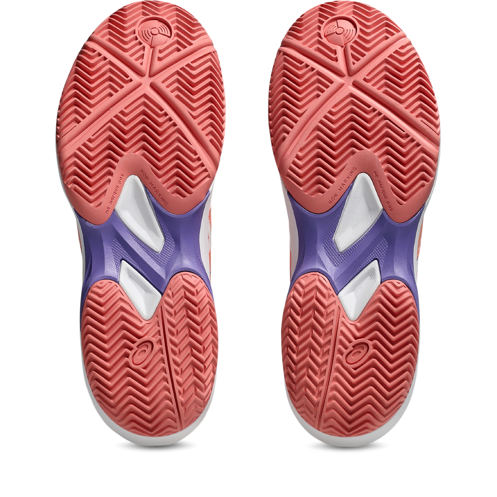 Asics Women's Game FF Padel Shoes Guava White