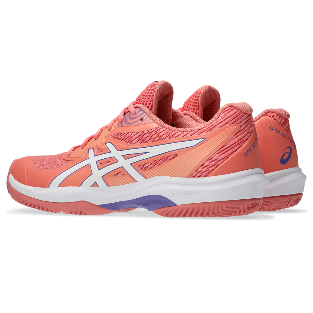 Asics Women's Game FF Padel Shoes Guava White