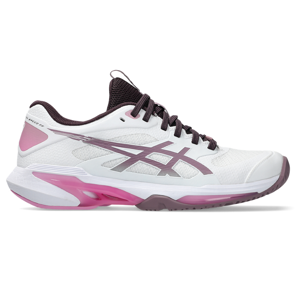 Asics Women's Solution Speed FF 4 Tennis Shoes White Dusty Mauve