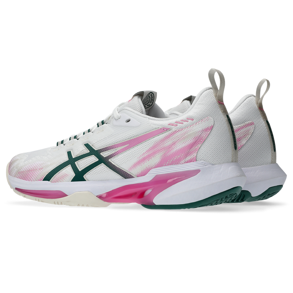 Asics Women's Sonicsmash FF Padel Shoes White Jewel Green