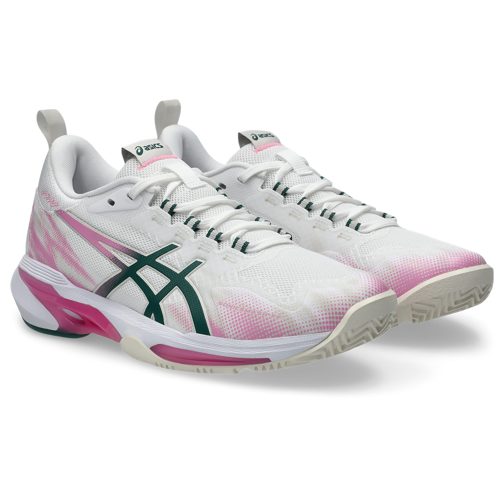 Asics Women's Sonicsmash FF Padel Shoes White Jewel Green