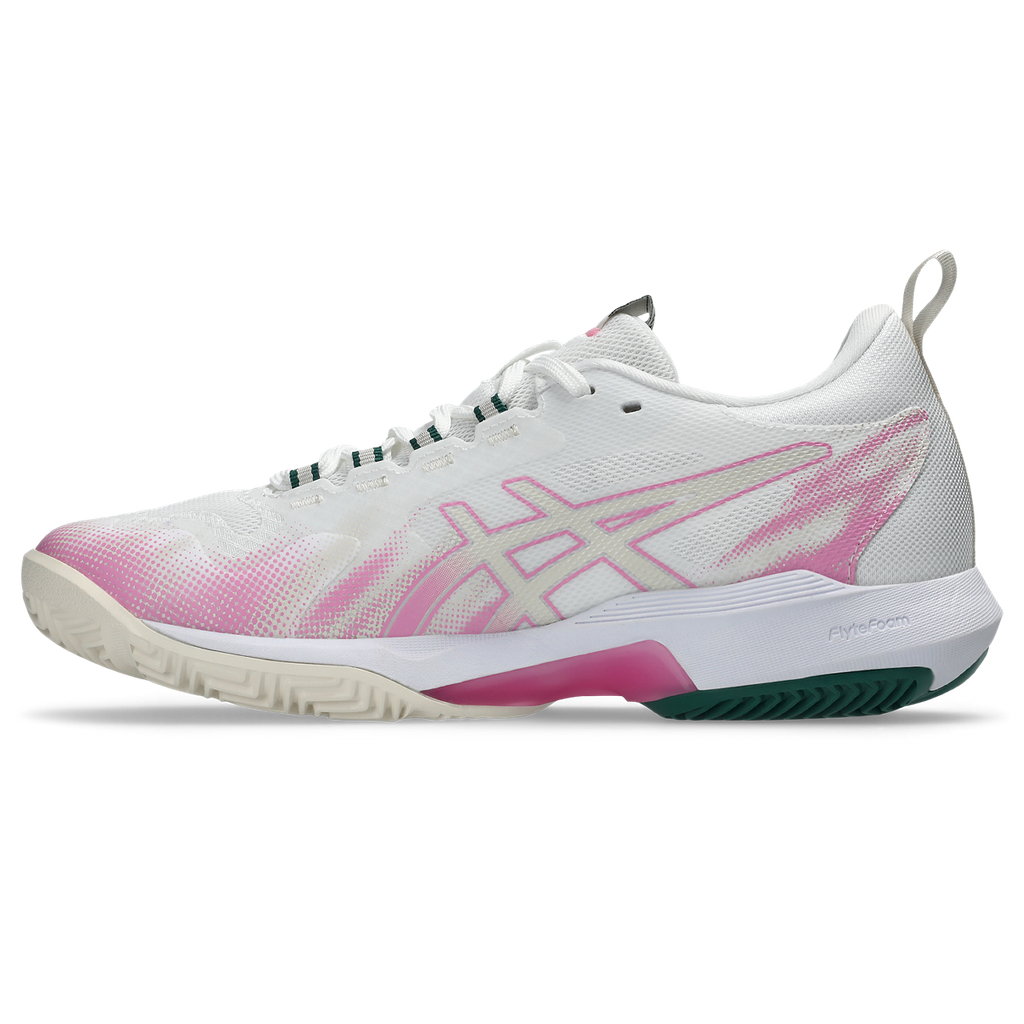 Asics Women's Sonicsmash FF Padel Shoes White Jewel Green