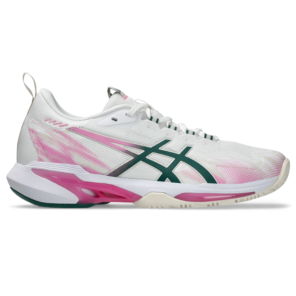 Asics Women's Sonicsmash FF Padel Shoes White Jewel Green
