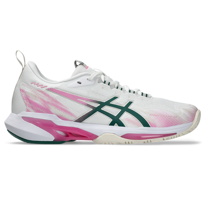 Asics Women's Sonicsmash FF Padel Shoes White Jewel Green