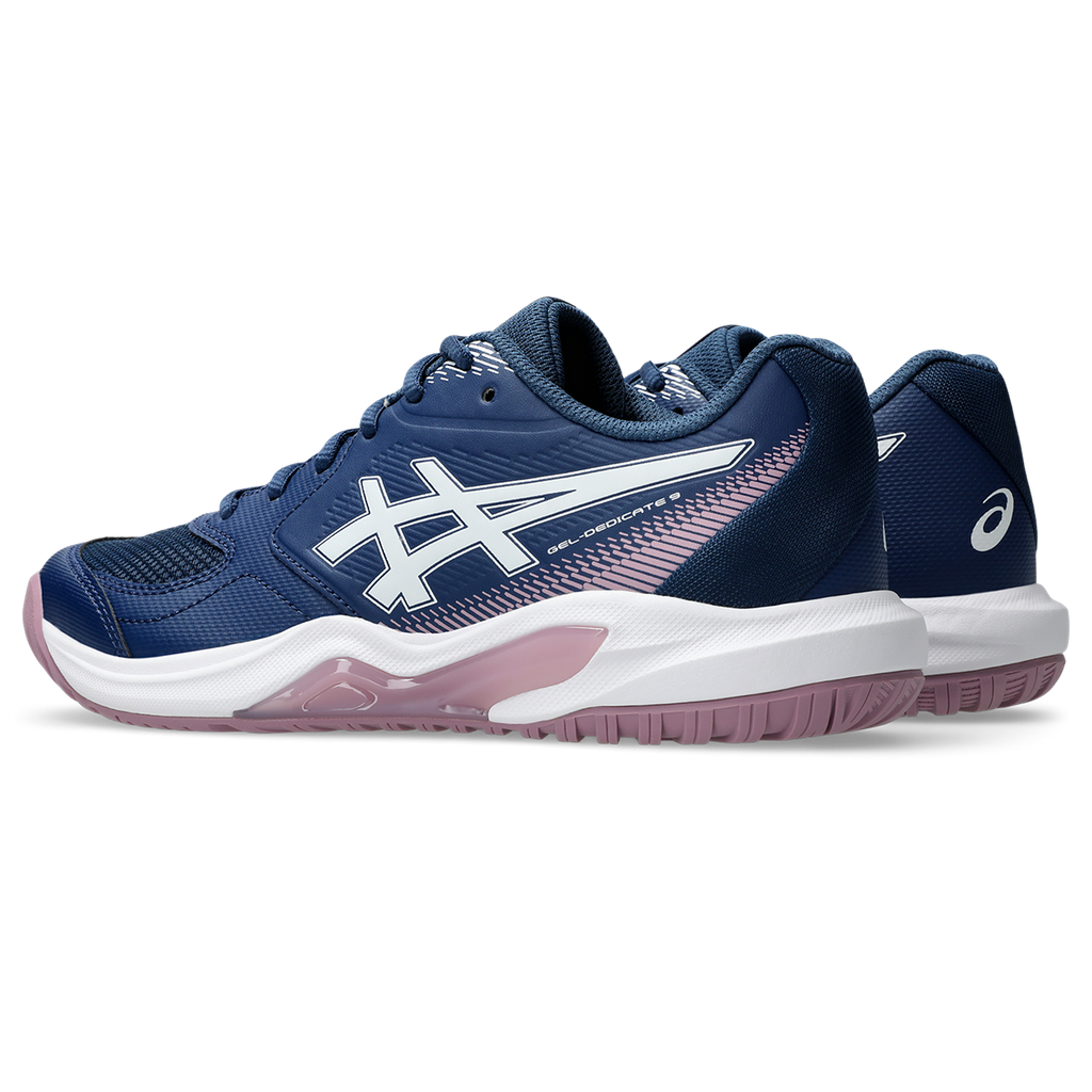 Asics Women's Gel Dedicate 9 Tennis Shoes Independence Blue White