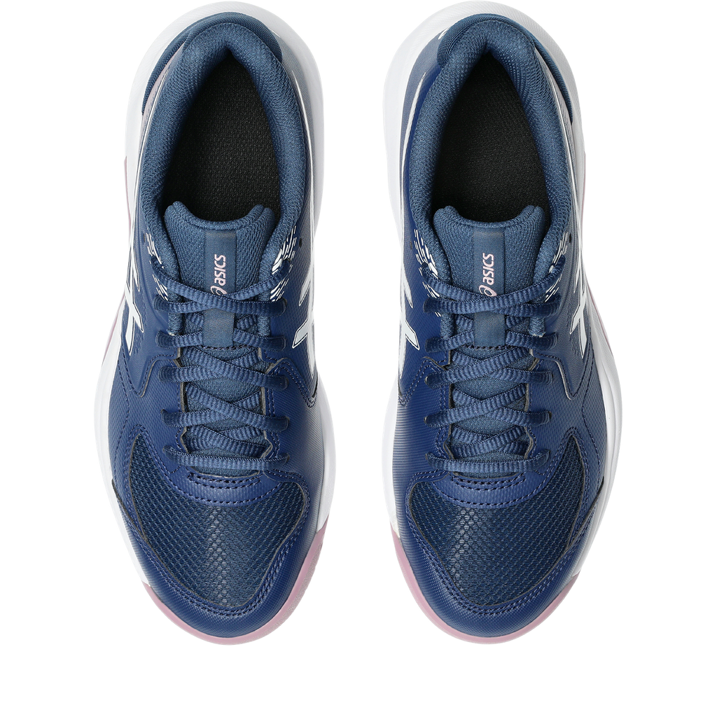 Asics Women's Gel Dedicate 9 Tennis Shoes Independence Blue White