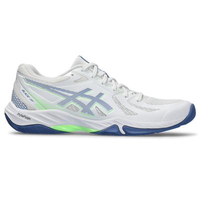 Asics Men's Blade FF Indoor Court Shoes White Denim Blue