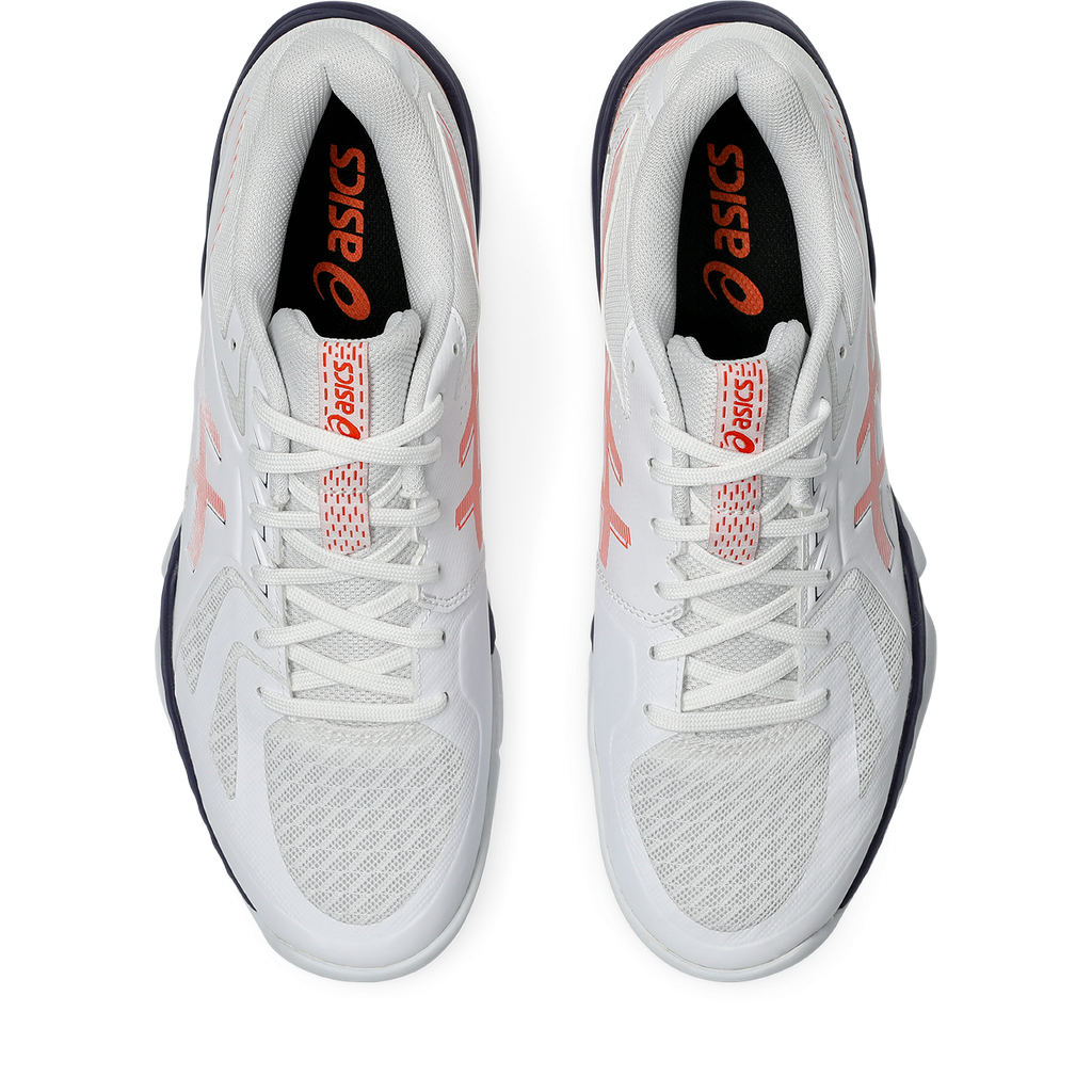 Asics Men's Blade FF Indoor Court Shoes White Nova Orange SS25