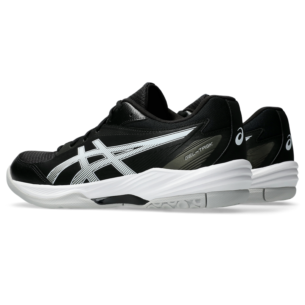 Asics Men's Gel Task 4 Indoor Court Shoes Black White