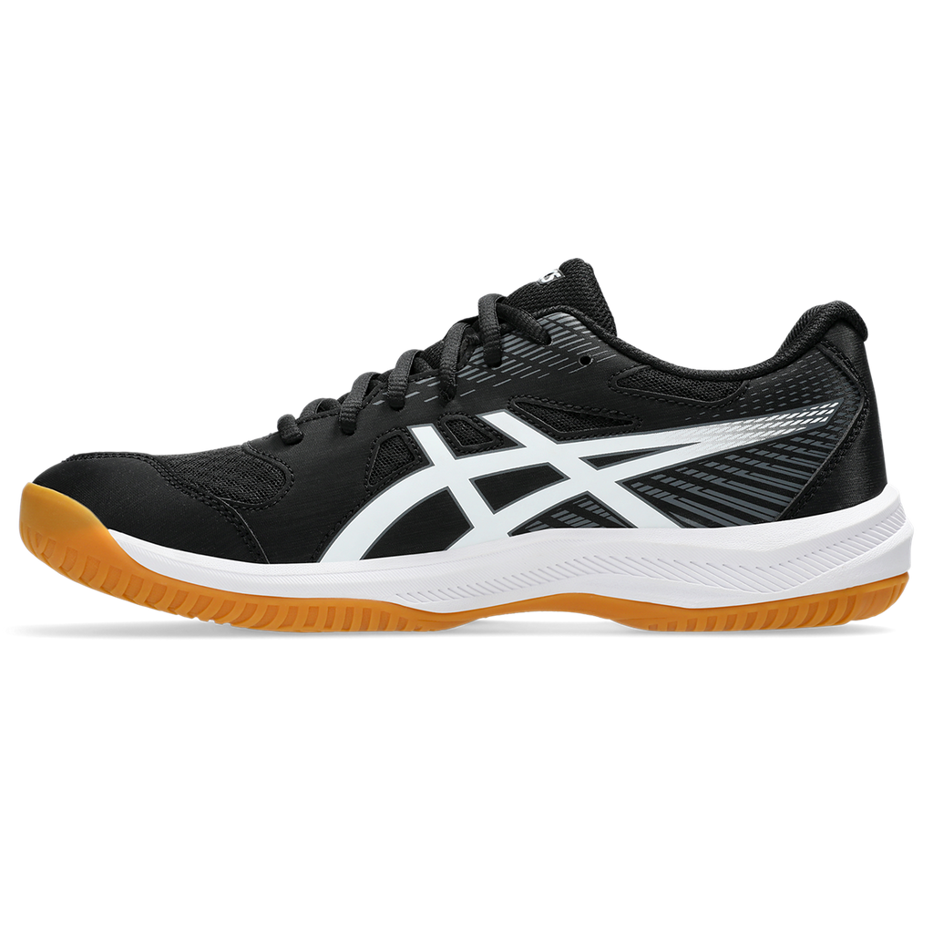 Asics Men's Upcourt 6 Indoor Court Shoes Black White SS25