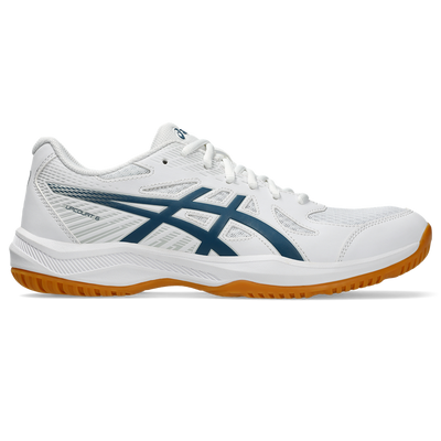 Asics Men's Upcourt 6 Indoor Court Shoes White Vintage Indigo